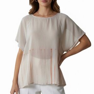Fabindia Cotton ($70) Boho Tie Dye Top - PTP 22
